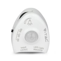 V-Tac LED Bettleuchte mit Bewegungsmelder, 2.8W, neutralweiß 4500K, dimmbar, VT-8067