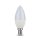 V-Tac LED Kerze 5,5W, E14, neutralweiß, 4000K, IP20, Ersatz für 40W, 470 lm, CRI>95, VT-2226