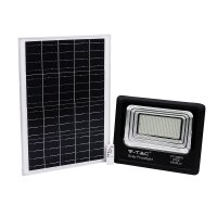 V-Tac 50W Solar Panel mit LED Fluter, kaltweiss, 6000K,...