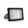V-TAC LED Fluter, 10 W, schwarz, warmweiß 3000 K, IP65, Ersatz für 50 W, Samsung Chip, VT-10