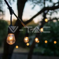V-Tac wasserdichte Lichterkette für E27, 5 Meter, VT-7135