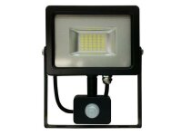 V-Tac LED Fluter mit Bewegungssensor, 20W, schwarz,...